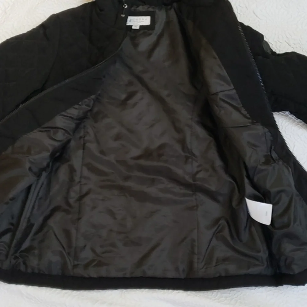 LAUNDRY BY SHELLI SEGAL Women's 3/4 Quilted Lined Hooded Jacket , Medium